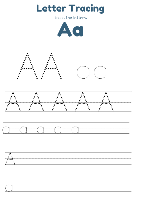 Alphabet Tracing Workbook for Kids (Ages 4–6) | 25+ Printable Pages | Learn Letters & Handwriting | Instant PDF Download