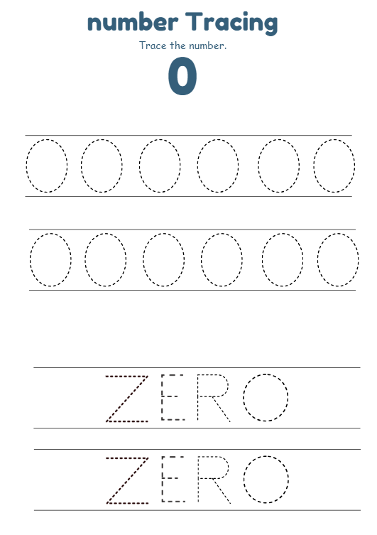 Number Tracing Worksheets | Preschool Counting Activities | Kindergarten Math (PDF Download)