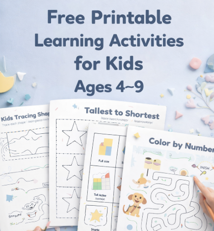 FREEMIUM 5 Printable Activities Screen-Free Learning